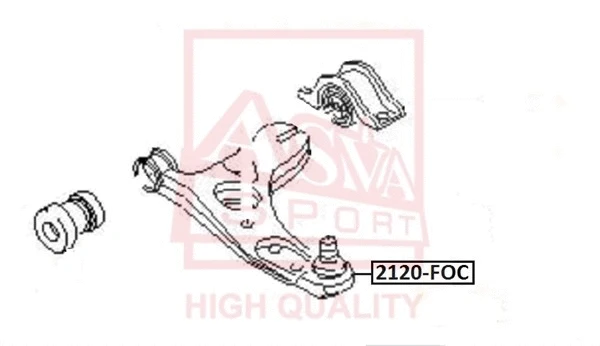 2120-FOC ASVA Шарнир независимой подвески / поворотного рычага (фото 1)