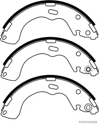 J3503040 HERTH+BUSS Тормозные колодки (фото 2)