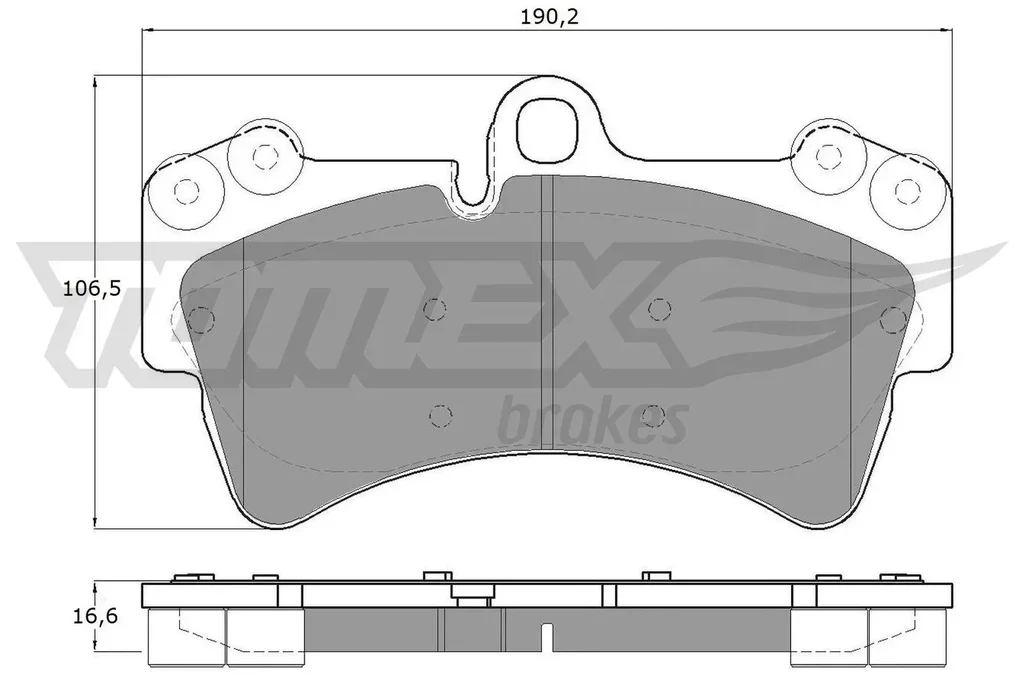 TX 14-31 TOMEX Brakes Комплект тормозных колодок, дисковый тормоз (фото 1)
