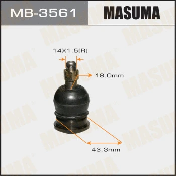 MB-3561 MASUMA Шарнир независимой подвески / поворотного рычага (фото 1)