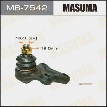 MB-7542 MASUMA Шарнир независимой подвески / поворотного рычага (фото 1)