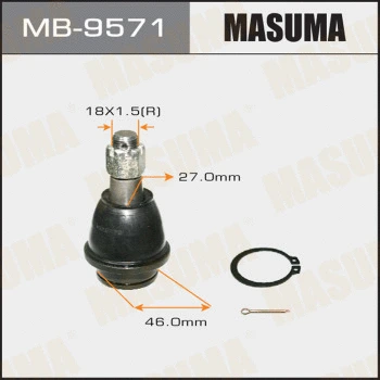 MB-9571 MASUMA Шарнир независимой подвески / поворотного рычага (фото 1)
