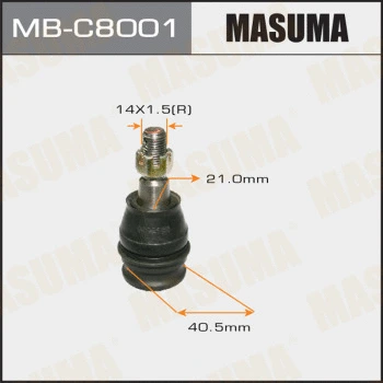 MB-C8001 MASUMA Шарнир независимой подвески / поворотного рычага (фото 1)