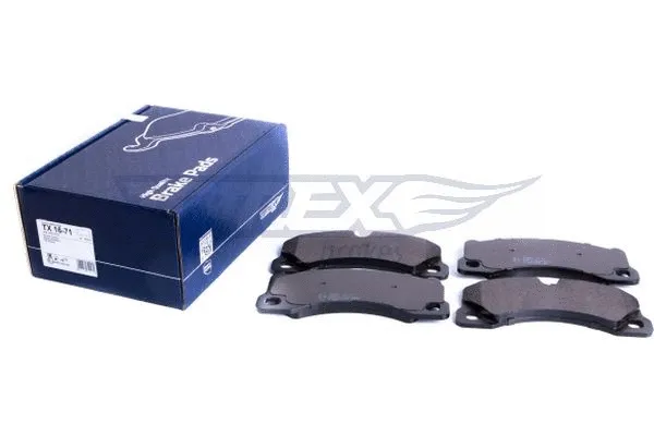 TX 16-71 TOMEX Brakes Комплект тормозных колодок, дисковый тормоз (фото 2)