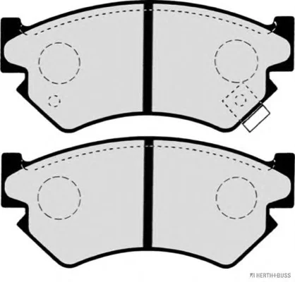 J3607007 HERTH+BUSS Тормозные колодки (фото 2)
