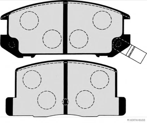 J3612004 HERTH+BUSS Тормозные колодки (фото 2)