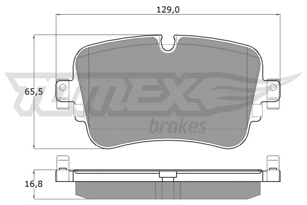 TX 18-24 TOMEX Brakes Комплект тормозных колодок, дисковый тормоз (фото 1)