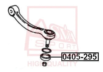 0405-295 ASVA ремонтный комплект, несущие / направляющие шарниры (фото 1)