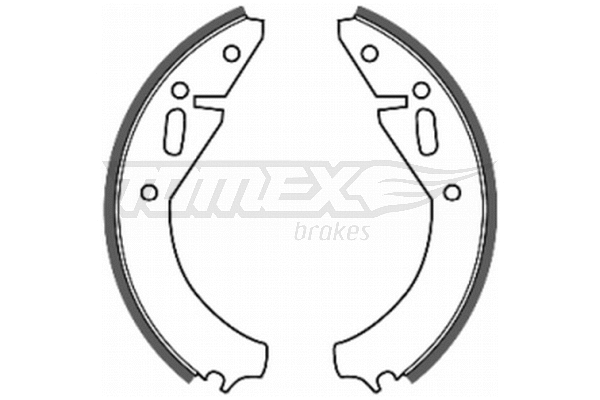 TX 20-07 TOMEX Brakes Комплект тормозных колодок (фото 1)