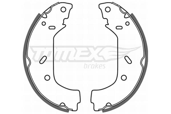 TX 20-98 TOMEX Brakes Комплект тормозных колодок (фото 1)