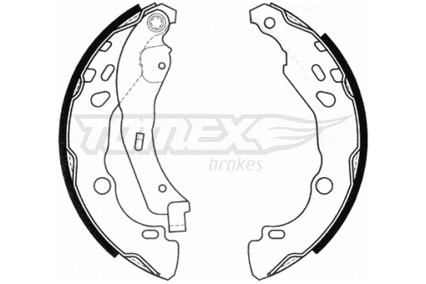 TX 20-99 TOMEX Brakes Комплект тормозных колодок (фото 1)