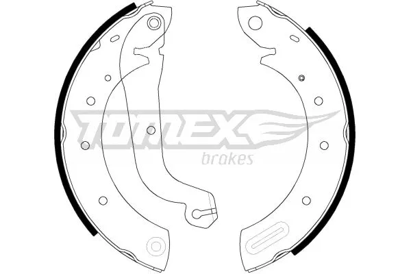 TX 21-60 TOMEX Brakes Комплект тормозных колодок (фото 1)