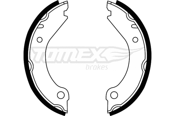 TX 22-08 TOMEX Brakes Комплект тормозных колодок (фото 1)