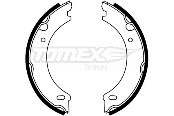 TX 22-09 TOMEX Brakes Комплект тормозных колодок (фото 1)