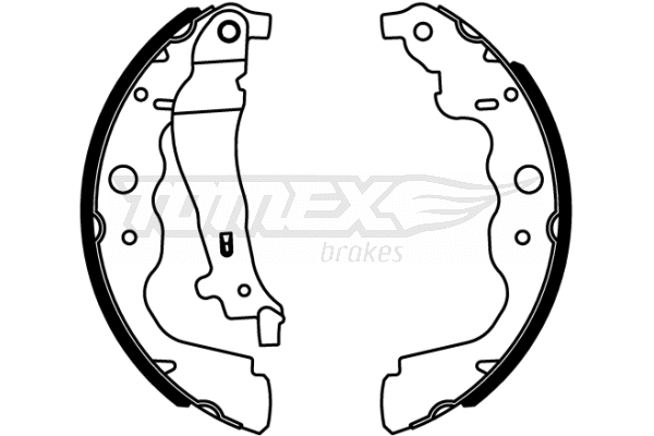 TX 22-18 TOMEX Brakes Комплект тормозных колодок (фото 1)