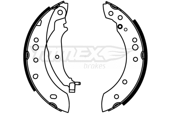 TX 22-21 TOMEX Brakes Комплект тормозных колодок (фото 1)