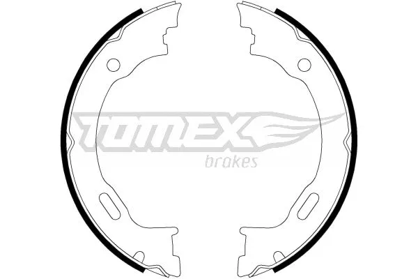 TX 22-27 TOMEX Brakes Комплект тормозных колодок (фото 1)