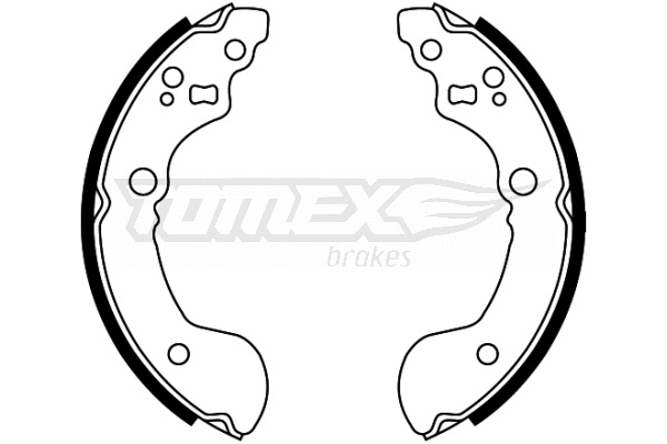 TX 22-31 TOMEX Brakes Комплект тормозных колодок (фото 1)