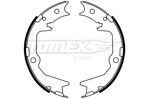 TX 22-39 TOMEX Brakes Комплект тормозных колодок (фото 1)