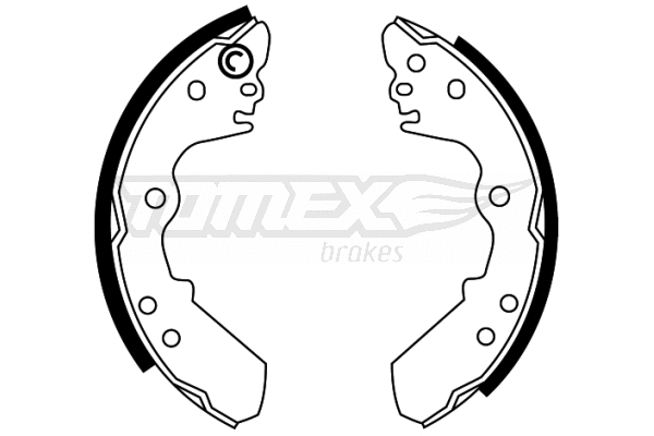 TX 22-47 TOMEX Brakes Комплект тормозных колодок (фото 1)