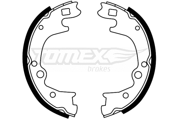 TX 22-49 TOMEX Brakes Комплект тормозных колодок (фото 1)