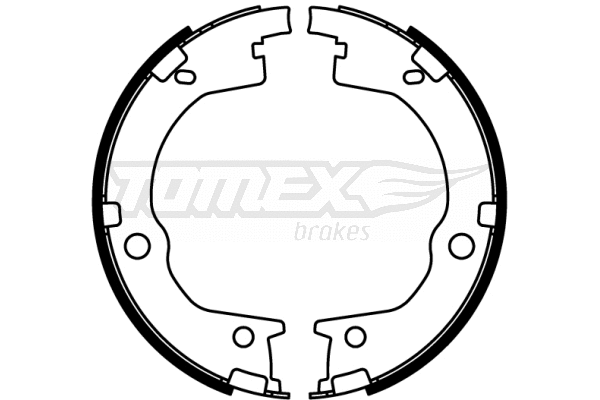 TX 22-55 TOMEX Brakes Комплект тормозных колодок (фото 1)