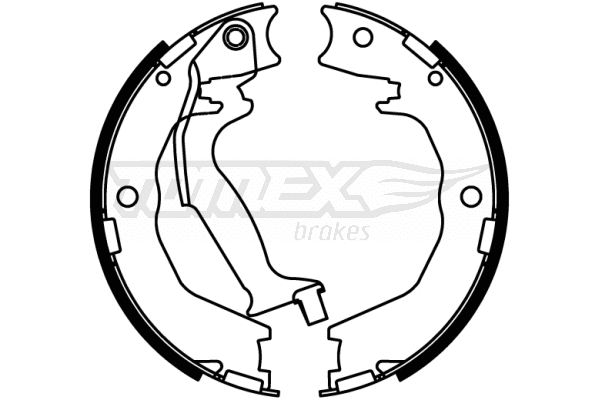 TX 22-85 TOMEX Brakes Комплект тормозных колодок (фото 1)