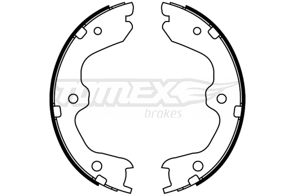 TX 22-93 TOMEX Brakes Комплект тормозных колодок (фото 1)