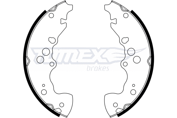 TX 22-95 TOMEX Brakes Комплект тормозных колодок (фото 1)