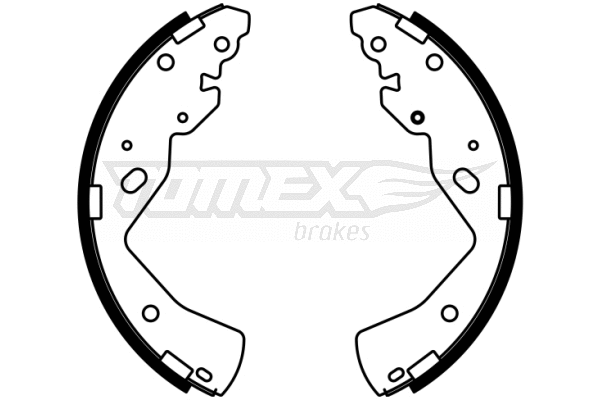 TX 22-98 TOMEX Brakes Комплект тормозных колодок (фото 1)