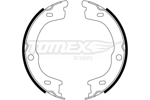 TX 23-13 TOMEX Brakes Комплект тормозных колодок (фото 1)