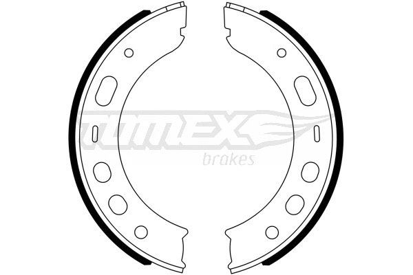 TX 23-17 TOMEX Brakes Комплект тормозных колодок (фото 1)
