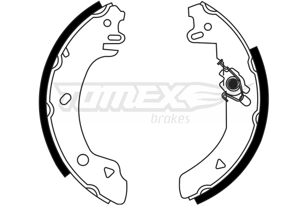 TX 23-22 TOMEX Brakes Комплект тормозных колодок (фото 1)