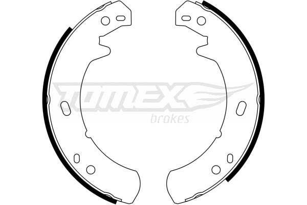 TX 23-24 TOMEX Brakes Комплект тормозных колодок (фото 1)