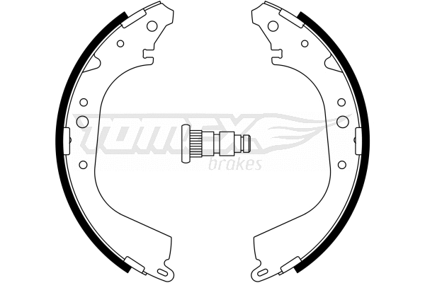 TX 23-35 TOMEX Brakes Комплект тормозных колодок (фото 1)