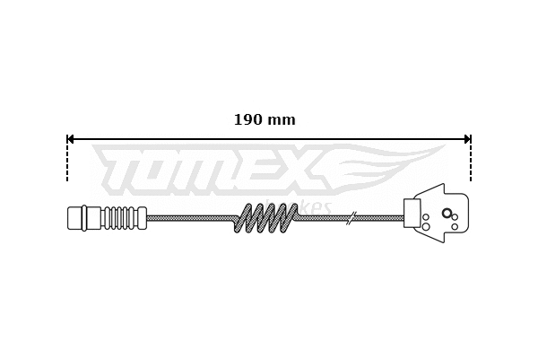 TX 30-05 TOMEX Brakes Сигнализатор, износ тормозных колодок (фото 1)