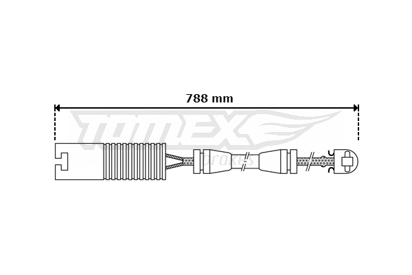 TX 30-29 TOMEX Brakes Сигнализатор, износ тормозных колодок (фото 1)