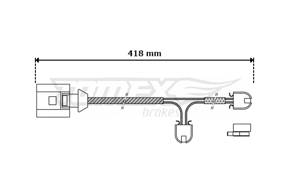 TX 30-51 TOMEX Brakes Сигнализатор, износ тормозных колодок (фото 1)