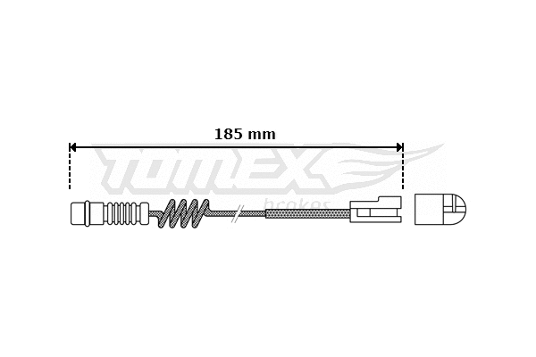 TX 30-54 TOMEX Brakes Сигнализатор, износ тормозных колодок (фото 1)