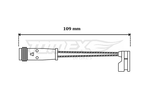 TX 30-55 TOMEX Brakes Сигнализатор, износ тормозных колодок (фото 1)