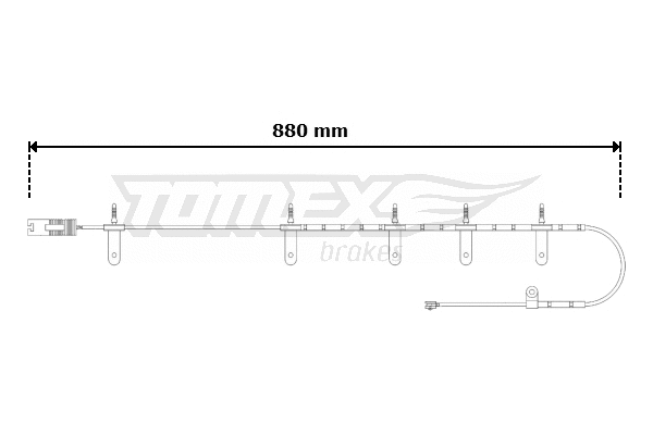 TX 30-63 TOMEX Brakes Сигнализатор, износ тормозных колодок (фото 1)