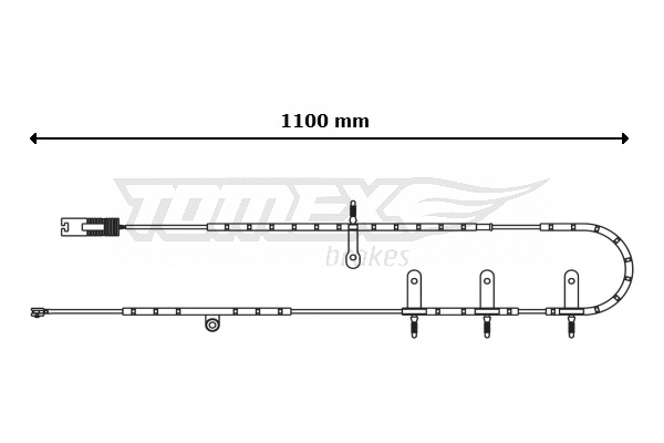 TX 30-71 TOMEX Brakes Сигнализатор, износ тормозных колодок (фото 1)