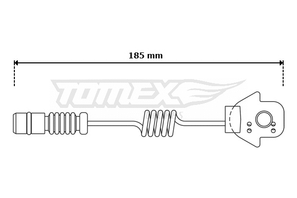TX 30-73 TOMEX Brakes Сигнализатор, износ тормозных колодок (фото 1)
