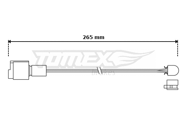 TX 30-83 TOMEX Brakes Сигнализатор, износ тормозных колодок (фото 1)