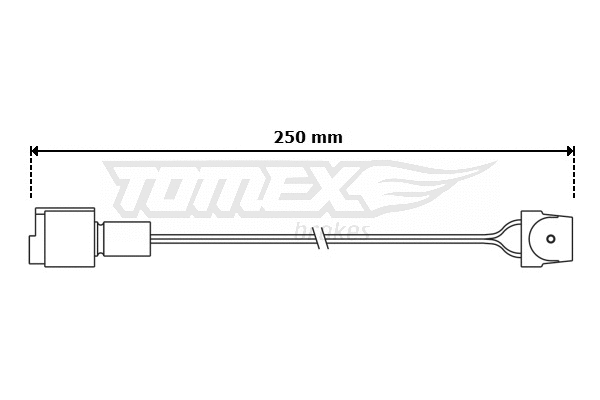 TX 30-84 TOMEX Brakes Сигнализатор, износ тормозных колодок (фото 1)