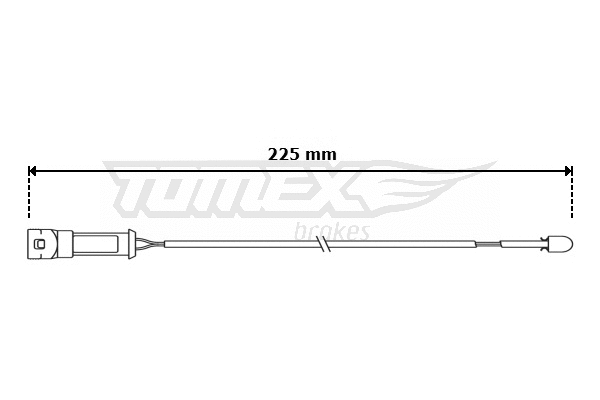 TX 30-98 TOMEX Brakes Сигнализатор, износ тормозных колодок (фото 1)