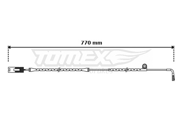 TX 31-09 TOMEX Brakes Сигнализатор, износ тормозных колодок (фото 1)