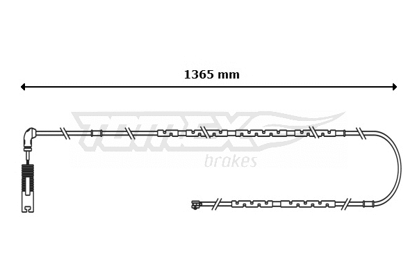 TX 31-10 TOMEX Brakes Сигнализатор, износ тормозных колодок (фото 1)