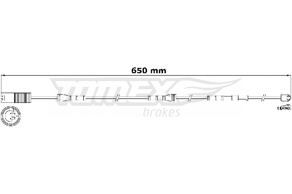 TX 31-15 TOMEX Brakes Сигнализатор, износ тормозных колодок (фото 1)