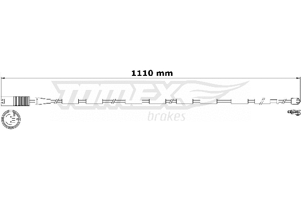 TX 31-16 TOMEX Brakes Сигнализатор, износ тормозных колодок (фото 1)